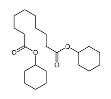 dicyclohexyl decanedioate Structure