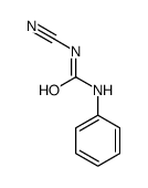 1-cyano-3-phenylurea Structure