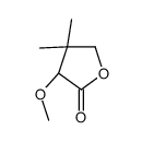 (3R)-3-methoxy-4,4-dimethyloxolan-2-one结构式
