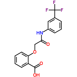 2-[(3-Trifluoromethyl-phenylcarbamoyl)-methoxy]-benzoic acid结构式