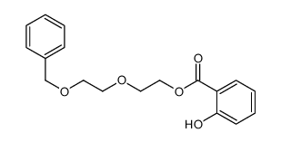 2-(2-phenylmethoxyethoxy)ethyl 2-hydroxybenzoate结构式
