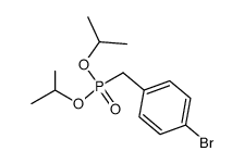 diisopropyl (4-bromophenyl)methylphosphonate Structure