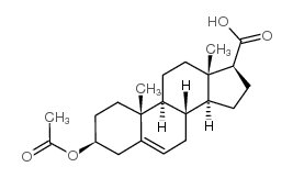 3Beta-乙酰氧基-5-烯-17beta-羧酸结构式
