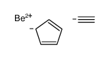 beryllium,cyclopenta-1,3-diene,ethyne Structure