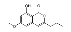 8-hydroxy-6-methoxy-3-propylisocoumarin结构式