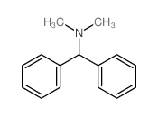N,N-dimethyl-1,1-diphenyl-methanamine结构式