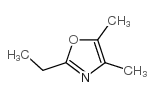 2-乙基-4,5-二甲基噁唑结构式
