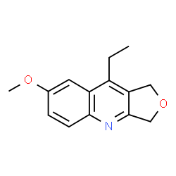 Furo[3,4-b]quinoline, 9-ethyl-1,3-dihydro-7-methoxy- (9CI) Structure
