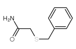 Acetamide,2-[(phenylmethyl)thio]- Structure