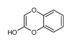 1,4-Benzodioxin-2-ol (9CI) structure