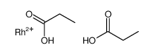 propanoic acid,rhodium(2+) Structure