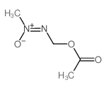 Methanol,1-(2-methyl-2-oxidodiazenyl)-, 1-acetate structure