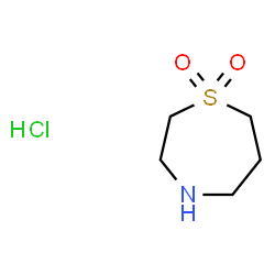1,4-硫氮杂环庚烷1,1-二氧化物 盐酸盐结构式