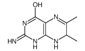 quinonoid-2-amino-4-hydroxy-6,7-dimethyldihydropteridine结构式