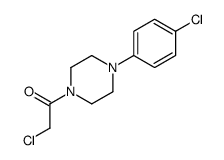 piperazine, 1-(chloroacetyl)-4-(4-chlorophenyl)-结构式