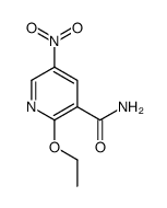 2-ethoxy-5-nitropyridine-3-carboxamide Structure