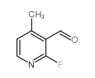 2-氟-3-甲酰基-4-甲基吡啶结构式