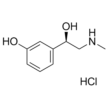 Phenylephrine hydrochloride structure