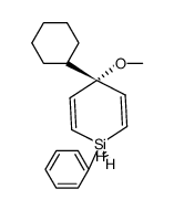 4c-cyclohexyl-4t-methoxy-1r-phenyl-1,4-dihydro-siline结构式