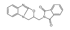 2-(1,2-dihydro-[1,3]oxazolo[3,2-a]benzimidazol-2-ylmethyl)isoindole-1,3-dione Structure