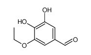 3-ethoxy-4,5-dihydroxybenzaldehyde Structure