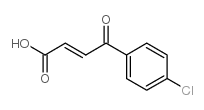 3-(4-氯苯甲酰)丙烯酸结构式