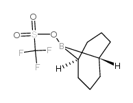 9-硼杂双环[3.3.1]壬基三氟甲磺酸酯结构式