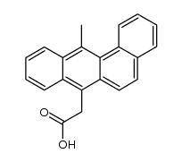 7-(12-Methylbenz[a]anthryl)acetic acid结构式