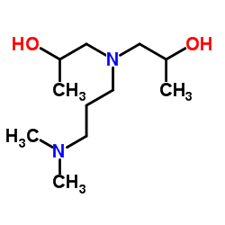 N,N-二甲基-N',N'-二(2-羟丙基)-1,3-丙二胺结构式