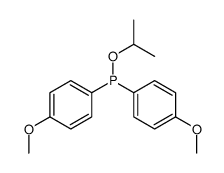 bis(4-methoxyphenyl)-propan-2-yloxyphosphane结构式