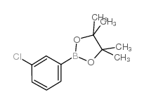 3-氯苯硼酸频呢醇酯结构式