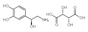 D-Norepinephrine L-Bitartrate Structure