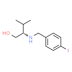 (S)-2-(4-IODOBENZYLAMINO)-3-METHYLBUTAN-1-OL Structure