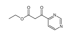 3-oxo-3-(pyrimidin-4-yl)-propionic acid ethyl ester Structure