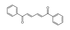 (2E,4E)-1,6-diphenyl-2,4-hexadiene-1,6-dione结构式