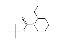 (R)-2-乙基哌啶-1-羧酸叔丁酯结构式