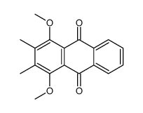 1,4-dimethoxy-2,3-dimethylanthracene-9,10-dione结构式