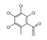 1,2,3,4-tetrachloro-5-methyl-6-nitrobenzene结构式