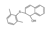 (1R,2R)-2-(2,6-dimethylphenyl)sulfanyl-1,2-dihydronaphthalen-1-ol结构式