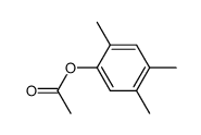 1-acetoxy-2,4,5-trimethylbenzene Structure