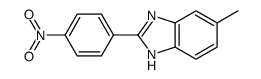 5-METHYL-2-(4-NITRO-PHENYL)-1H-BENZOIMIDAZOLE Structure
