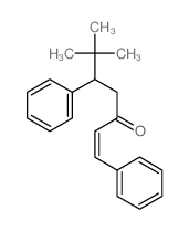 6,6-dimethyl-1,5-diphenyl-hept-1-en-3-one结构式