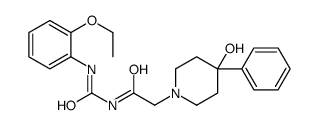 N-[(2-ethoxyphenyl)carbamoyl]-2-(4-hydroxy-4-phenylpiperidin-1-yl)acetamide Structure
