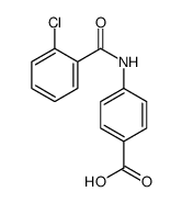 4-(2-氯苯酰胺)苯甲酸结构式