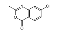 7-chloro-2-methyl-3,1-benzoxazin-4-one结构式