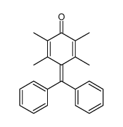 4-benzhydrylidene-2,3,5,6-tetramethylcyclohexa-2,5-dien-1-one结构式