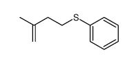 3-methylbut-3-en-1-yl phenyl sulfide Structure