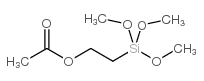 acetoxyethyl trimethoxysilane Structure