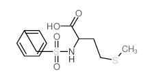 2-(benzylsulfonylamino)-4-methylsulfanyl-butanoic acid结构式
