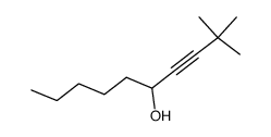 (+/-)-2,2-dimethyl-3-decyn-5-ol结构式